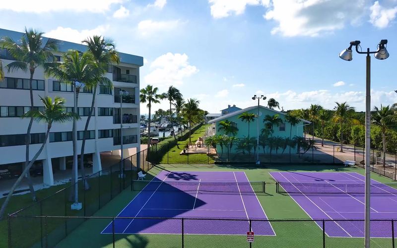 Tennis and pickleball courts